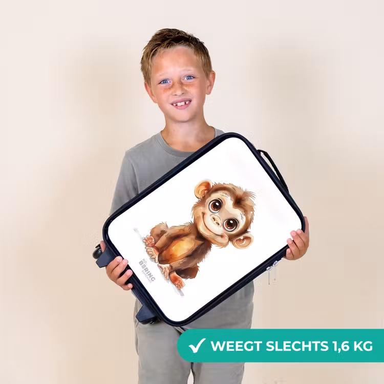Kinderkoffers met naam - Baby aap — 3