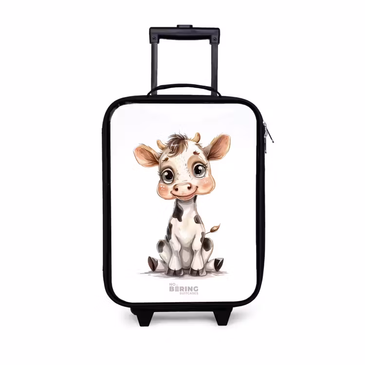 Kinderkoffers met naam - Baby koe — 1