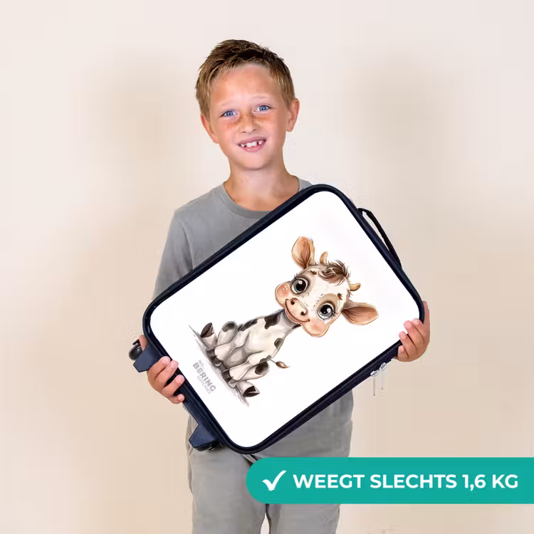 Kinderkoffers met naam - Baby koe — 3