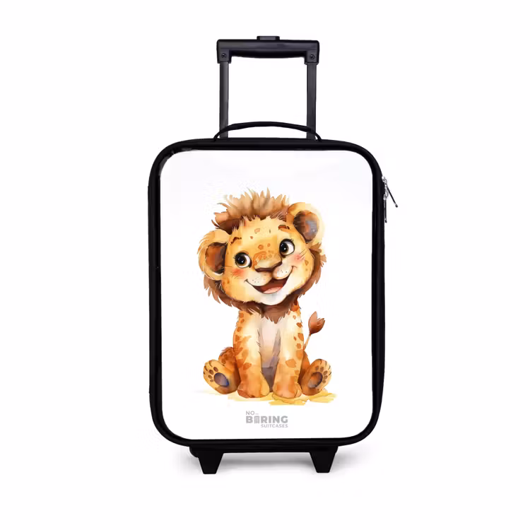 Kinderkoffers met naam - Baby leeuw — 1