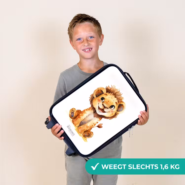 Kinderkoffers met naam - Baby leeuw — 3