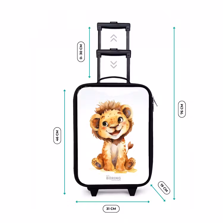 Kinderkoffers met naam - Baby leeuw — 7