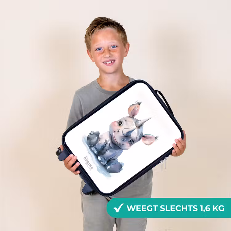 Kinderkoffers met naam - Baby neushoorn — 3