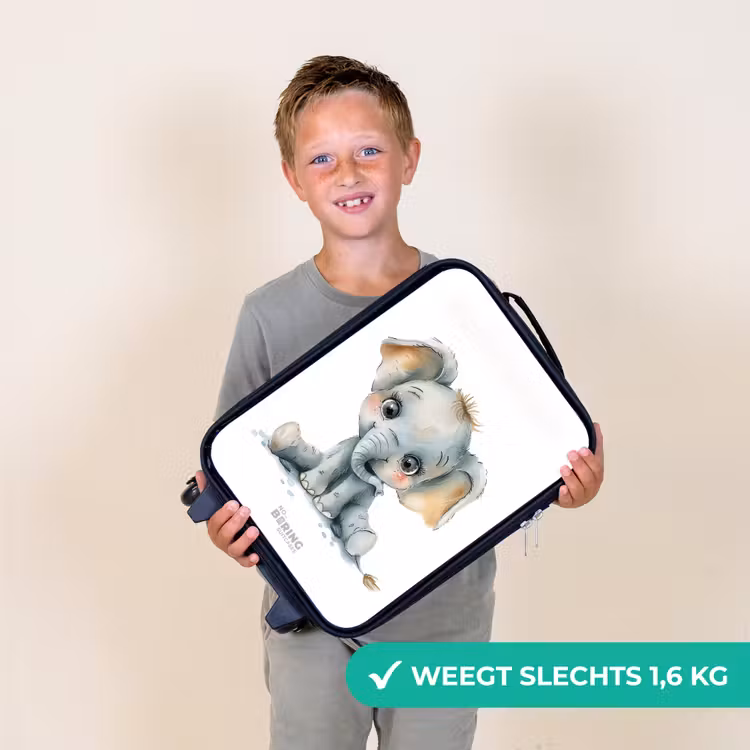 Kinderkoffers met naam - Baby olifant — 3