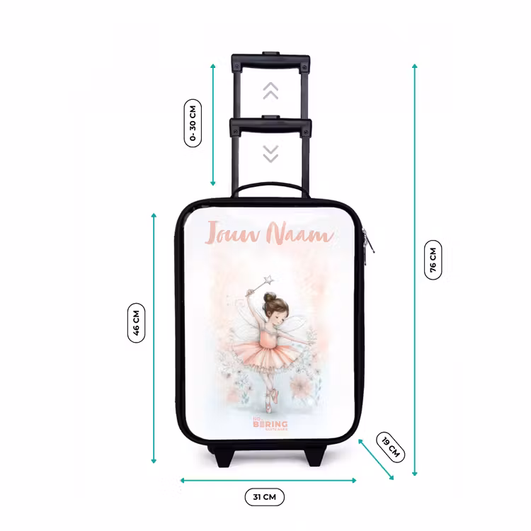 Kinderkoffers met naam - Ballerina - Elf - Fee — 7