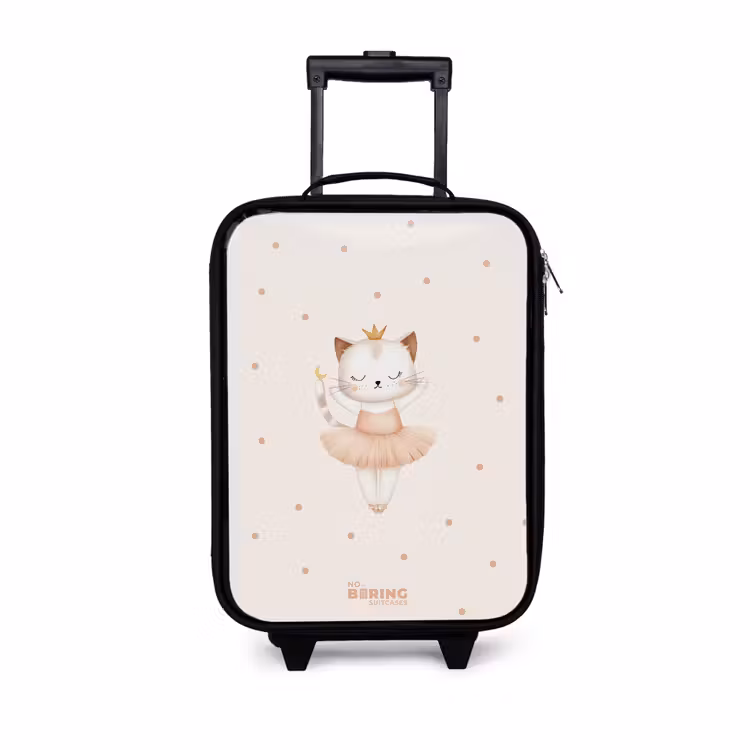 Kinderkoffer - Ballerina kitten in beige kleuren — 1