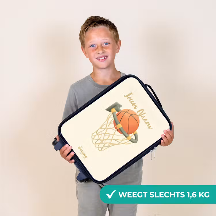 Kinderkoffer - Basketbal in neutrale kleuren — 3