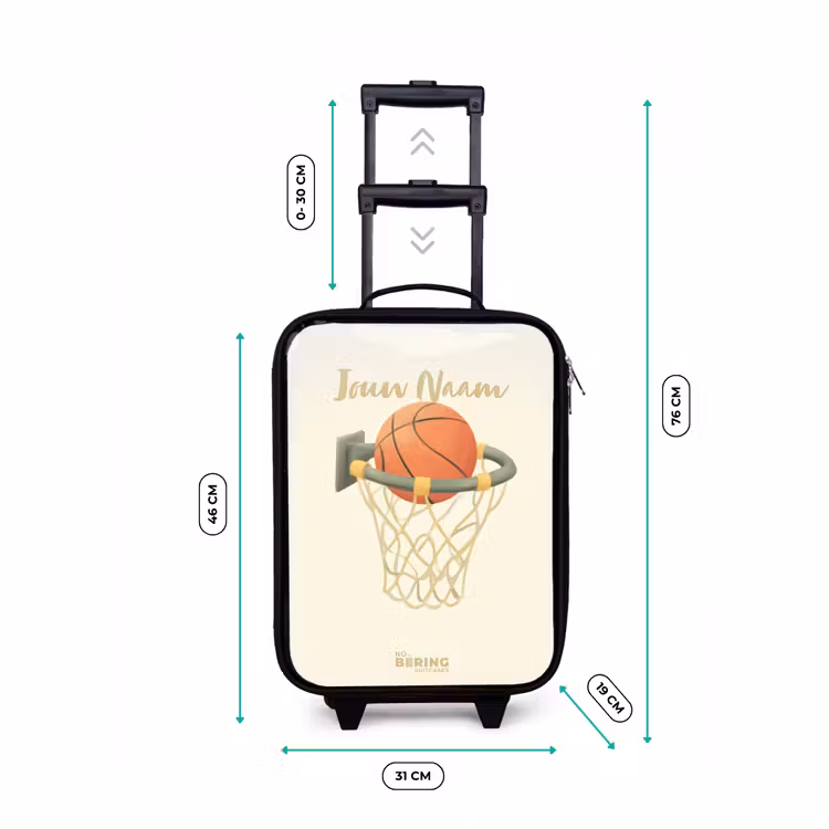Kinderkoffer - Basketbal in neutrale kleuren — 7