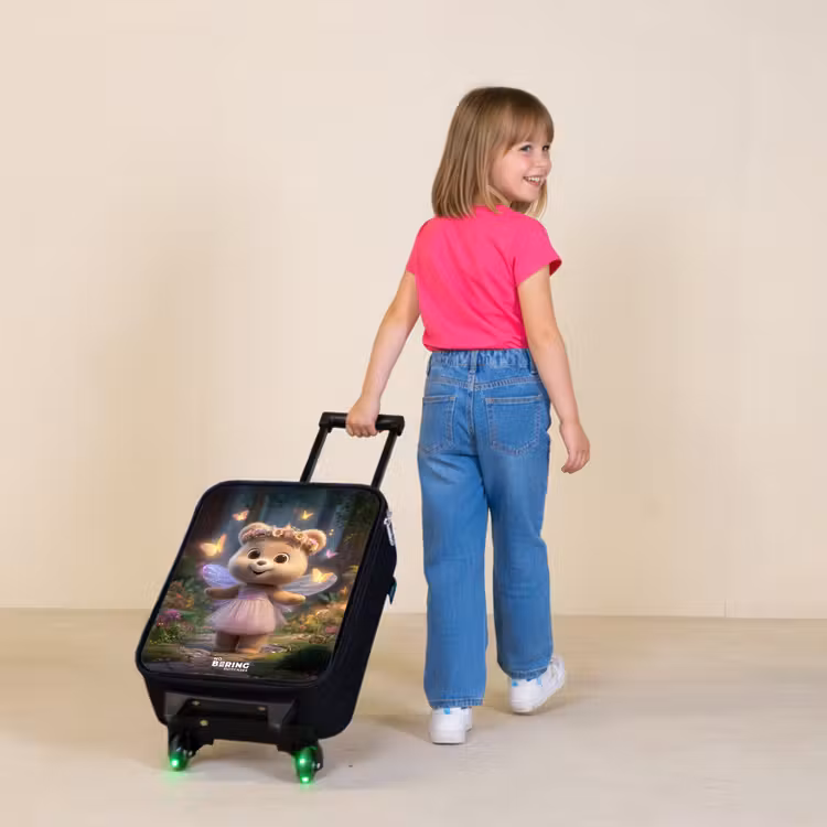 Kinderkoffers met naam - Beer - Vlinders - Bos - Fairy — 2