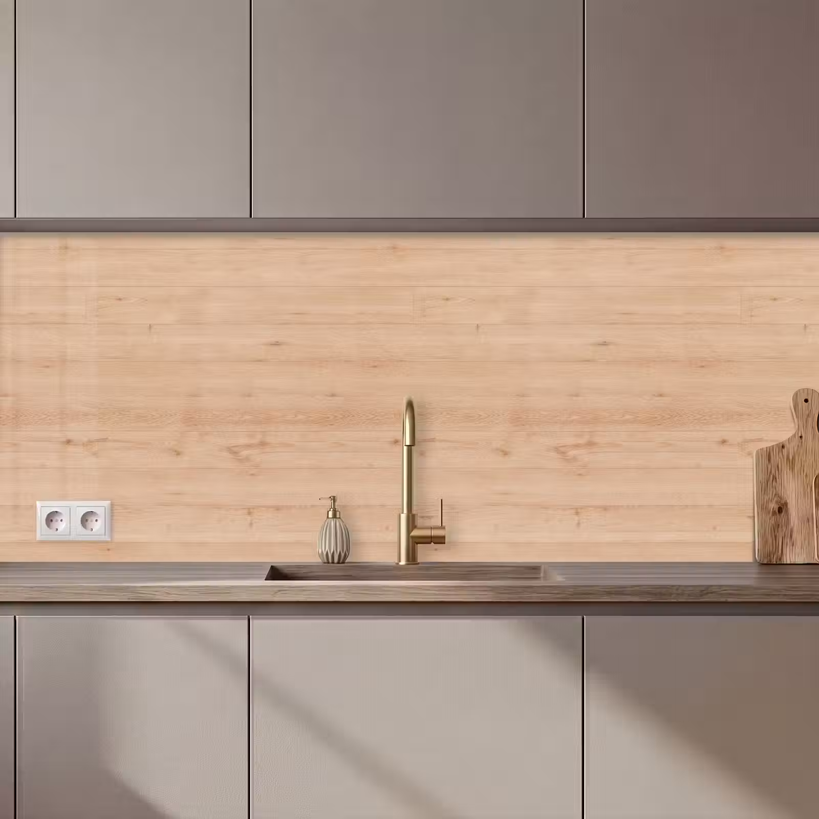 Keuken achterwand - Hout - Patronen - Planken — 1