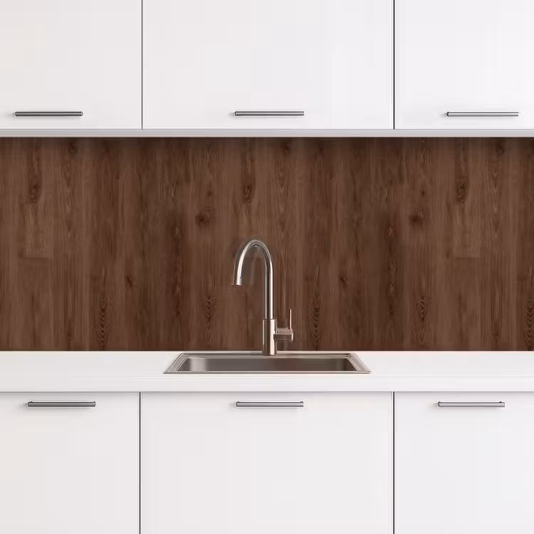 Keuken achterwand - Bruin - Patronen - Hout — 4