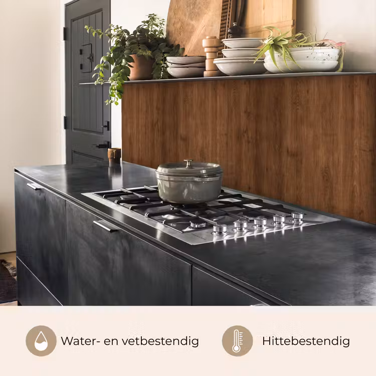 Keuken achterwand - Hardhout - Patronen - Bruin — 5