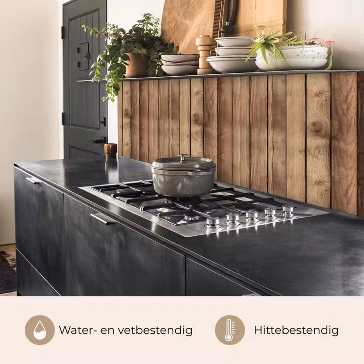 Keuken achterwand - Hout - Brocante - Patronen — 5