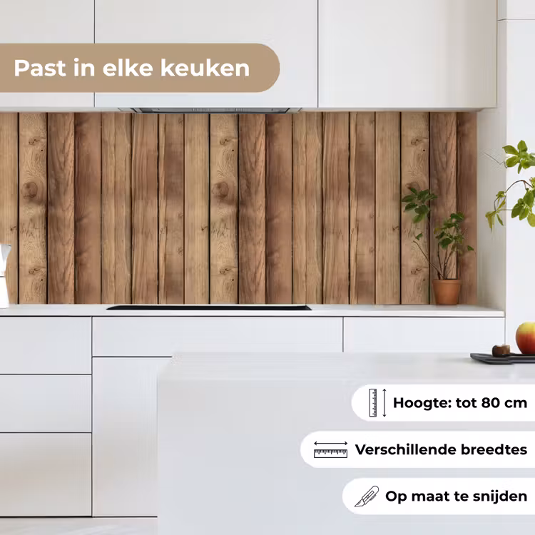 Keuken achterwand - Hout - Brocante - Patronen — 7
