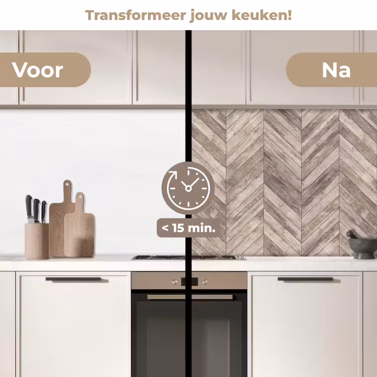 Keuken achterwand - Plank - Patronen - Brocante — 3