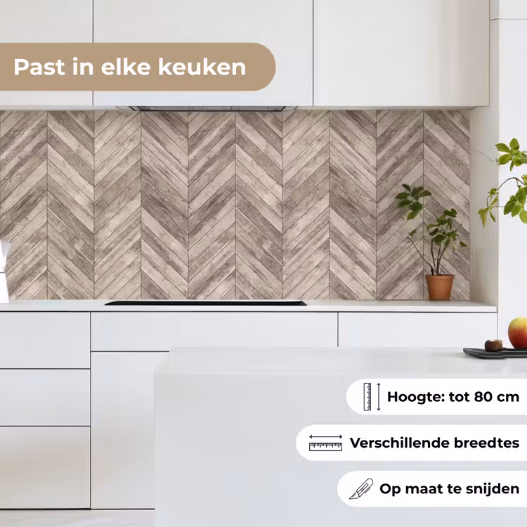 Keuken achterwand - Plank - Patronen - Brocante — 7