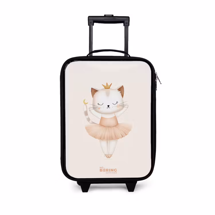 Kinderkoffer - Ballerina kitten in beige kleuren — 1