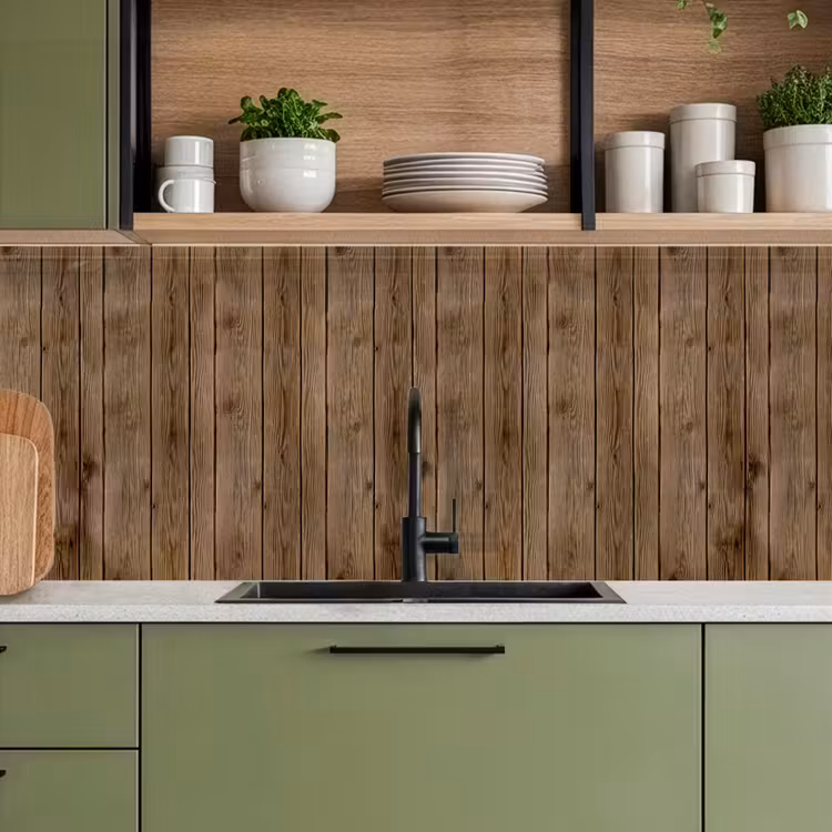 Keuken achterwand - Hout - Natuur - Patronen — 8