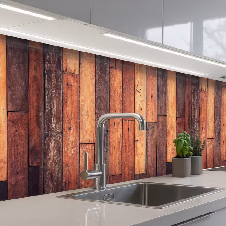 Keuken achterwand - Plank - Vintage - Patroon — 2