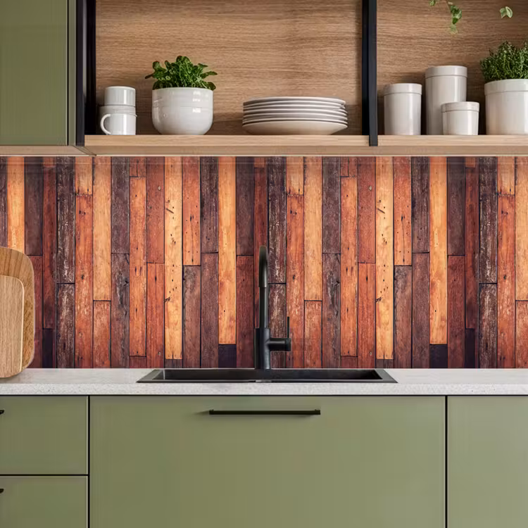 Keuken achterwand - Plank - Vintage - Patroon — 8