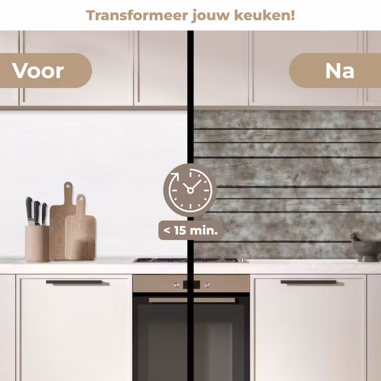 Keuken achterwand - Retro - Plank - Patronen — 3