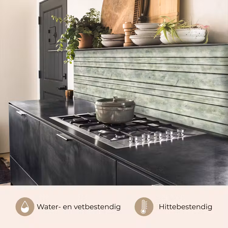 Keuken achterwand - Vintage - Hout - Patronen - Plank — 5