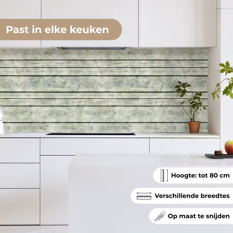 Keuken achterwand - Vintage - Hout - Patronen - Plank — 7