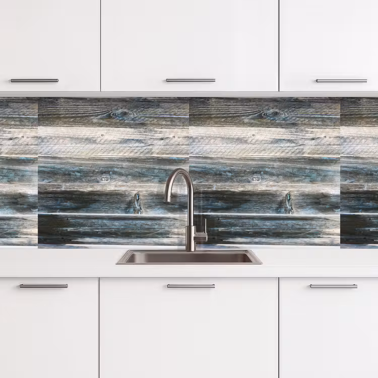 Keuken achterwand - Vintage - Patroon - Hout — 4