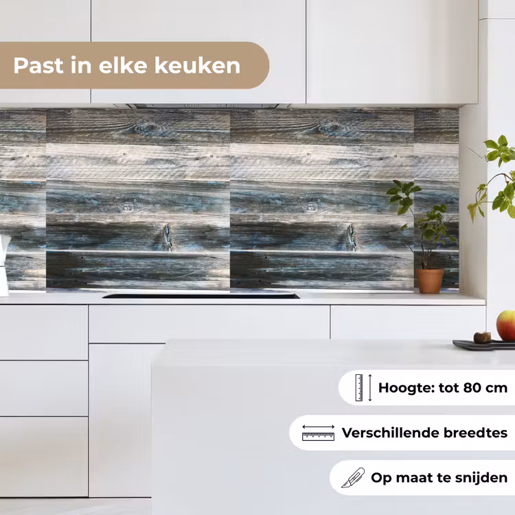 Keuken achterwand - Vintage - Patroon - Hout — 7