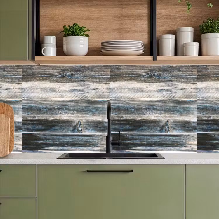 Keuken achterwand - Vintage - Patroon - Hout — 8