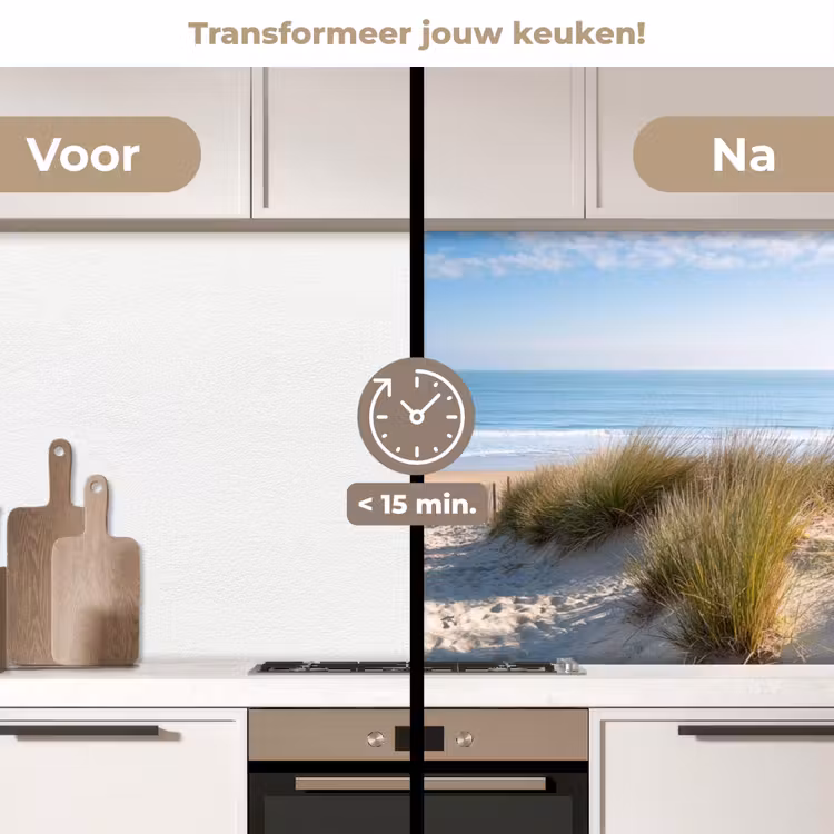 Keuken achterwand - Strand - Zee - Duin - Zand - Zomer — 2