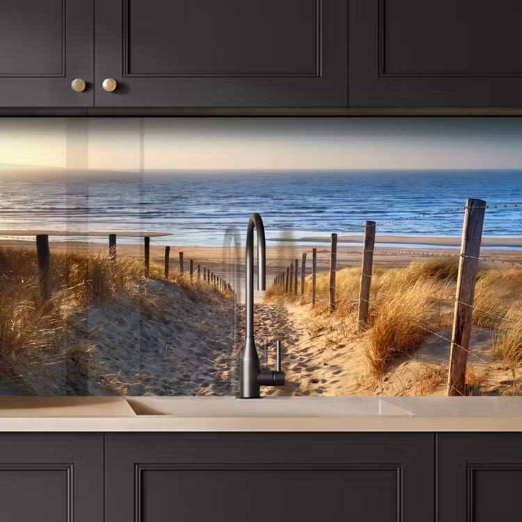 Keuken achterwand - Strand - Zee - Nederland - Duinen - Zon — 4