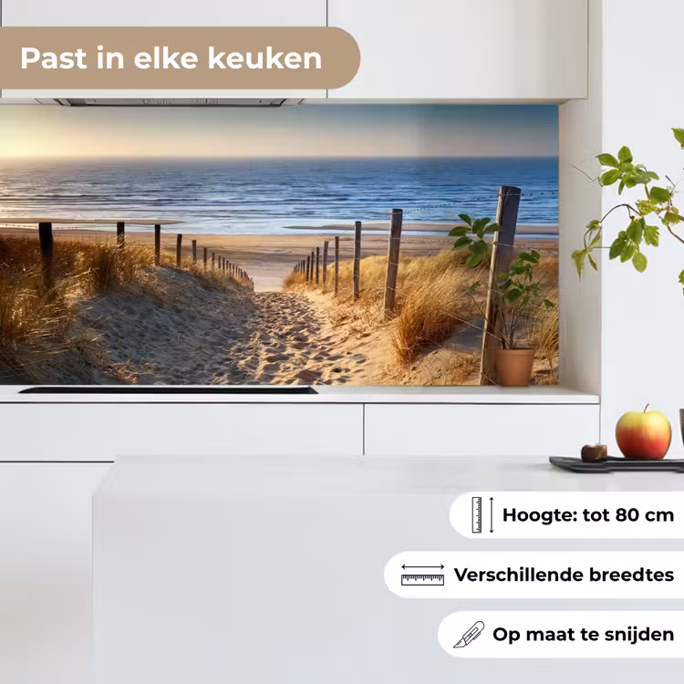 Keuken achterwand - Strand - Zee - Nederland - Duinen - Zon — 6