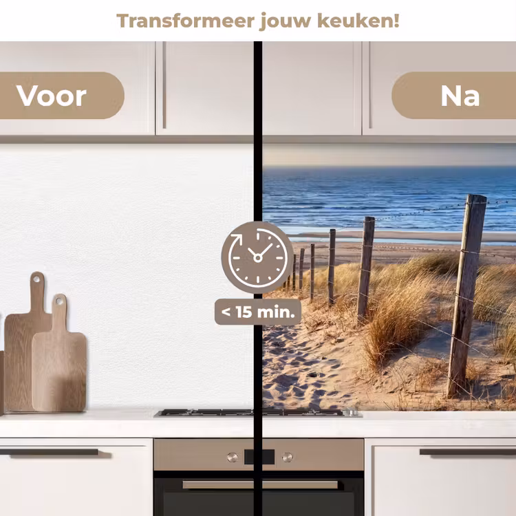 Keuken achterwand - Zand - Strand - Duin - Zee - Zomer — 2