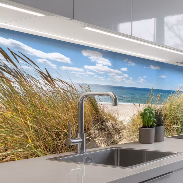 Keuken achterwand - Duin - Gras - Zee - Strand — 1