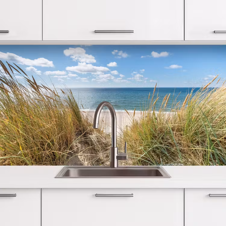 Keuken achterwand - Duin - Gras - Zee - Strand — 3