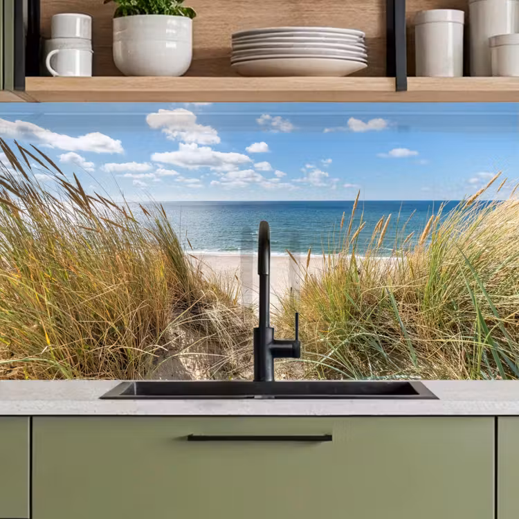 Keuken achterwand - Duin - Gras - Zee - Strand — 8