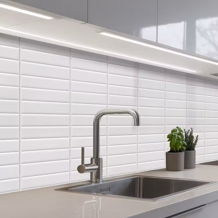 Keuken achterwand - Metro - Tegels - Wit — 2