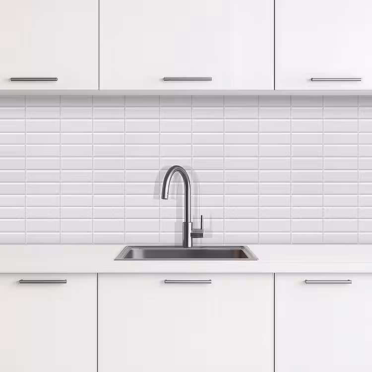 Keuken achterwand - Metro - Tegels - Wit — 4