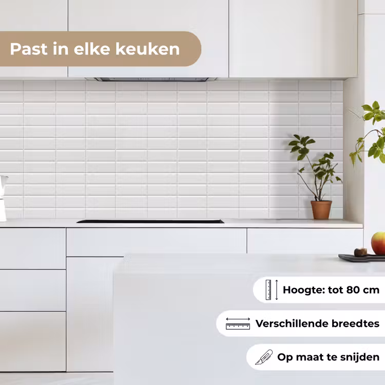 Keuken achterwand - Metro - Tegels - Wit — 7
