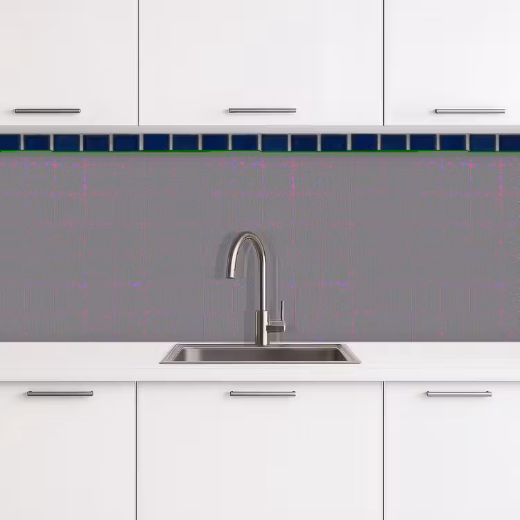 Keuken achterwand - Mozaïek - Tegels- Glanzend - Blauw — 4