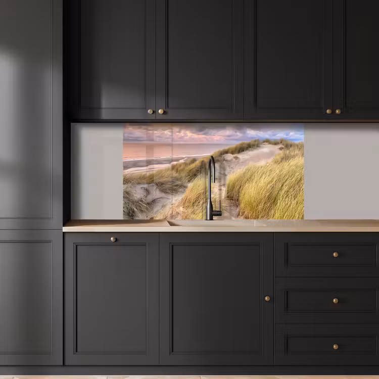 Keuken achterwand - Strand - Zee - Duin - Zonsondergang — 4