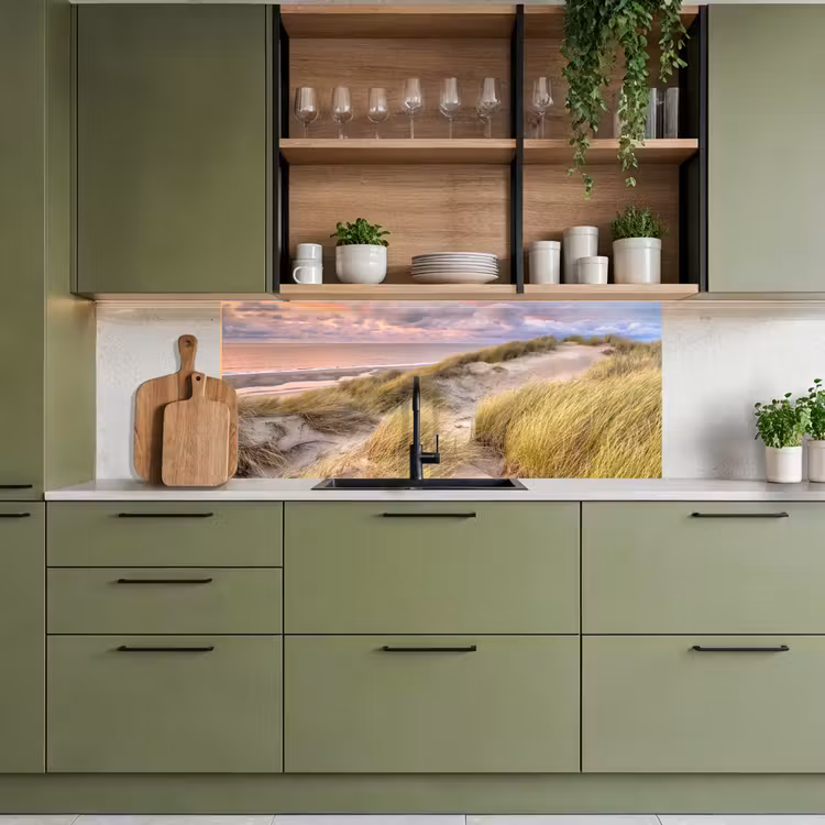 Keuken achterwand - Strand - Zee - Duin - Zonsondergang — 8