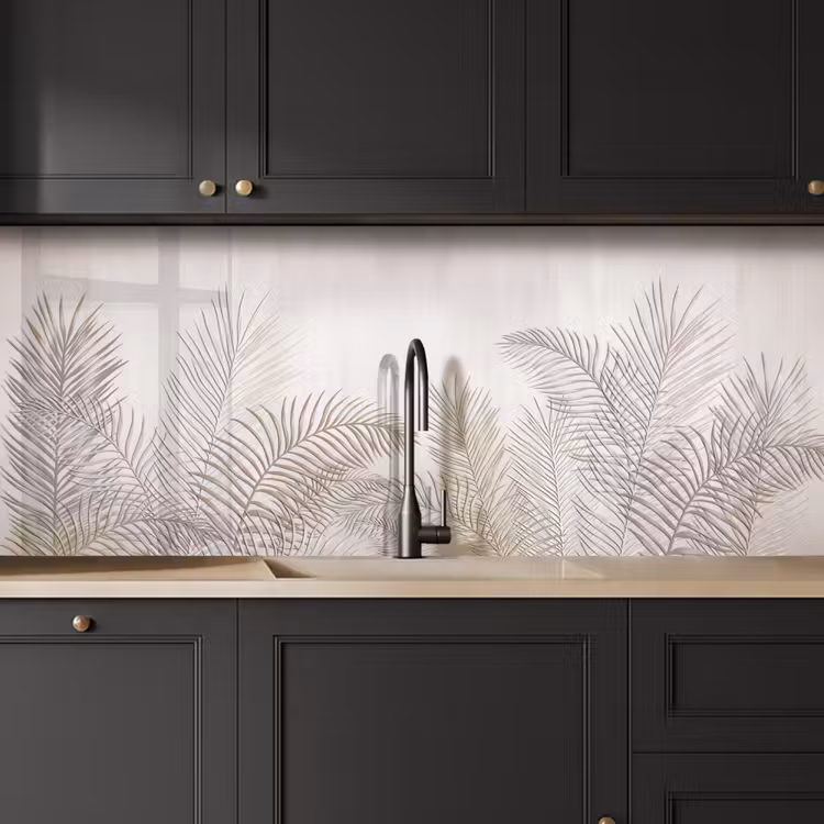 Keuken achterwand - Bladeren - Beige - Botanisch - Vintage — 6