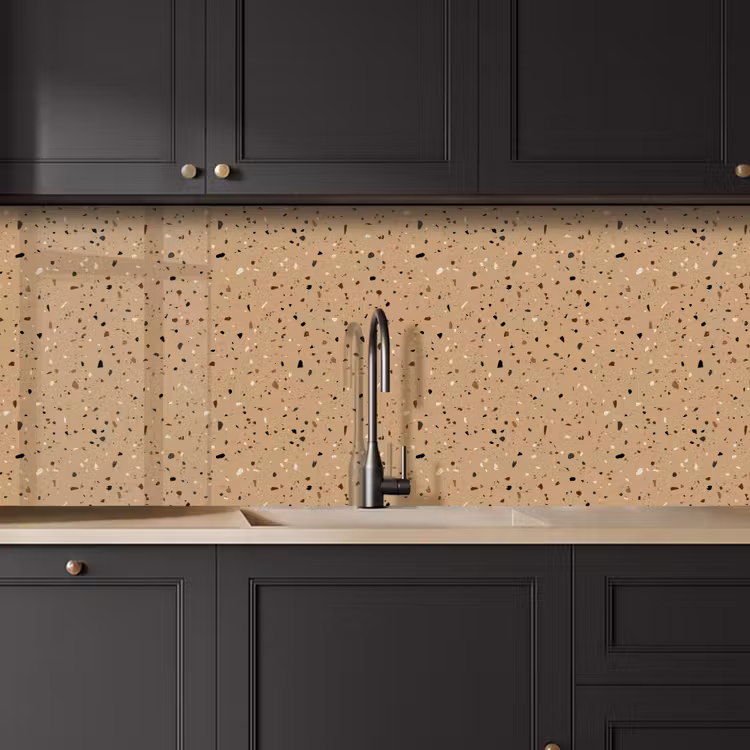 Keuken achterwand - Terrazzo - Patroon - Beige — 6