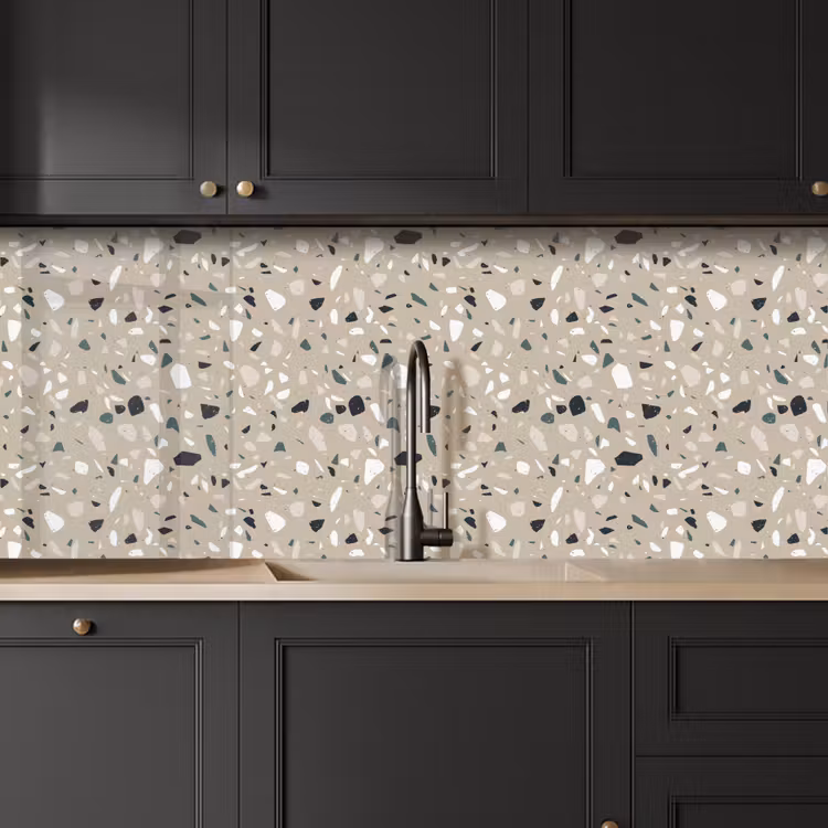 Keuken achterwand - Terrazzo - Patroon - Groen — 6