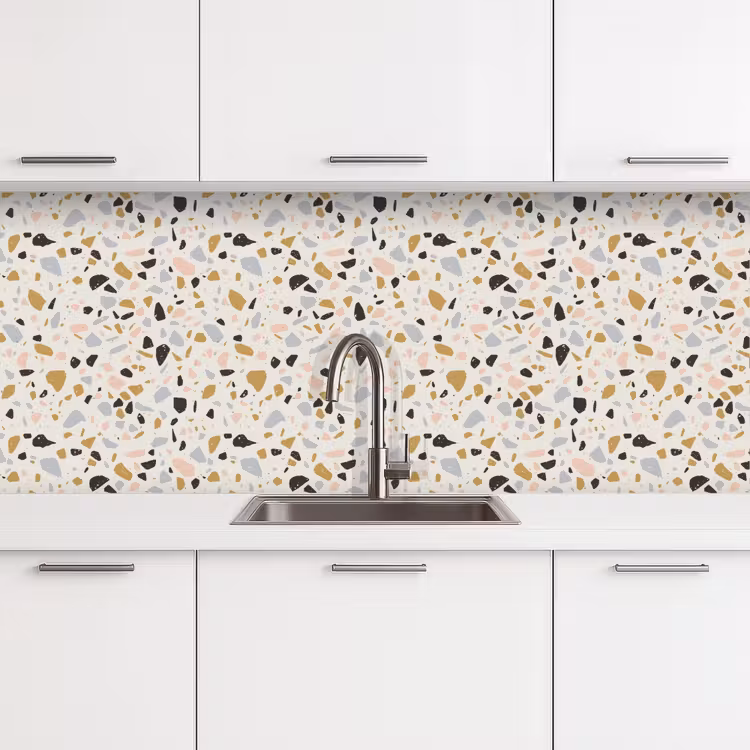 Keuken achterwand - Terrazzo - Patroon - Neutraal - Zacht - Multi — 4