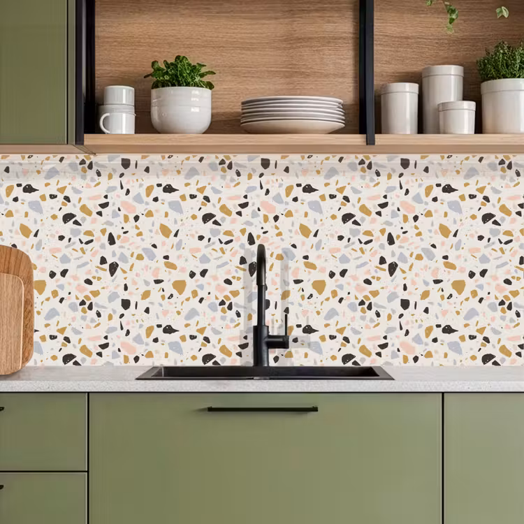 Keuken achterwand - Terrazzo - Patroon - Neutraal - Zacht - Multi — 8