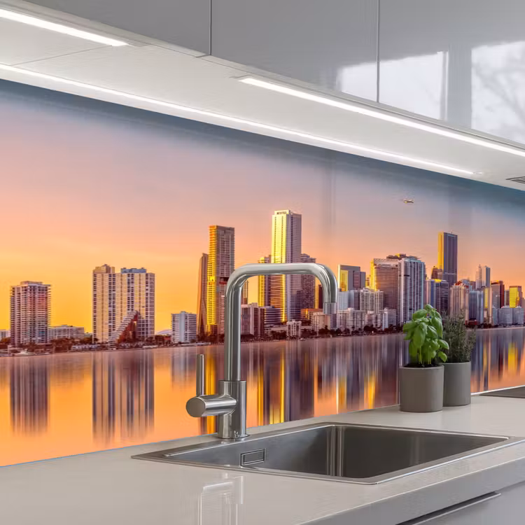 Keuken achterwand - Skyline - Gebouwen - Steden — 2