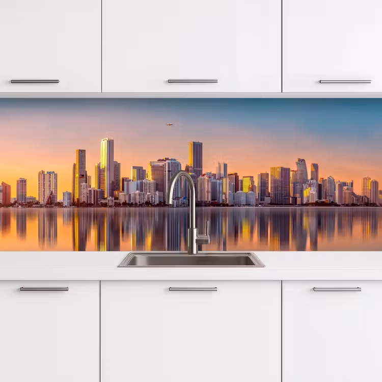 Keuken achterwand - Skyline - Gebouwen - Steden — 4